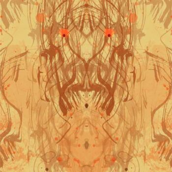 Digital Arts titled "African Abstract" by David Gauthier (Dado), Original Artwork, Digital Painting