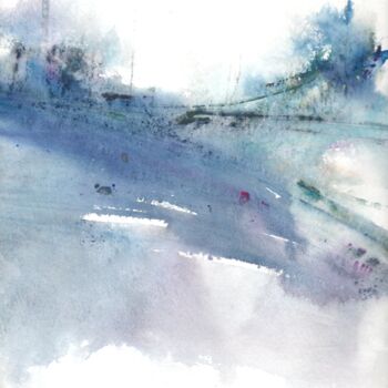 Peinture intitulée "Sans-titre 04" par David Guerguin, Œuvre d'art originale, Aquarelle