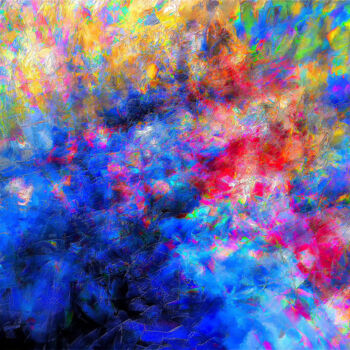 Цифровое искусство под названием "Abstrus 16" - David Hathaway, Подлинное произведение искусства, Цифровая живопись