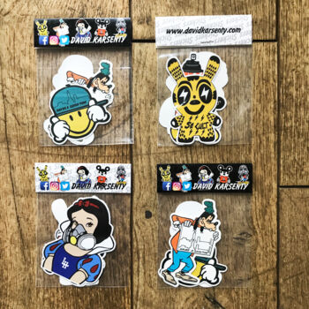 数字艺术 标题为“Pack de stickers "…” 由David Karsenty, 原创艺术品, 数字油画