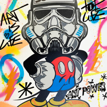 Printmaking titled "Pop-Trooper 23" by David Karsenty, Original Artwork, Digital Print