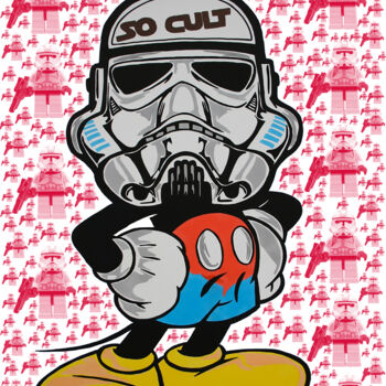 Digital Arts titled "Pop-trooper 55" by David Karsenty, Original Artwork, Digital Painting