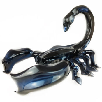 Sculpture titled "Scorpion design" by David Maeseele, Original Artwork, Airbrush