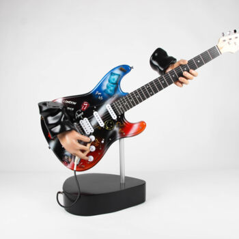 "Guitare custom" başlıklı Heykel David Maeseele tarafından, Orijinal sanat, Hava fırçası