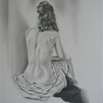 Peinture intitulée "solitude dénudé" par David Marchal, Œuvre d'art originale, Huile