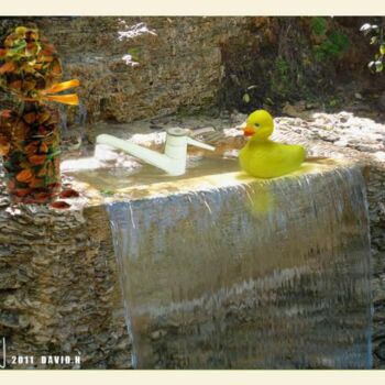 Цифровое искусство под названием "Ducks dipping" - David Nornberg, Подлинное произведение искусства