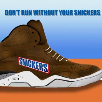 Drawing titled "Snickers" by David Nornberg, Original Artwork, Other