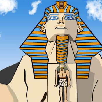 Disegno intitolato "Luxor" da David Nornberg, Opera d'arte originale, Altro