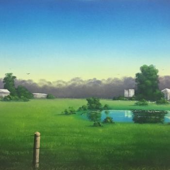 Painting titled "Some Place, Somewhe…" by David O'Halloran, Original Artwork, Oil