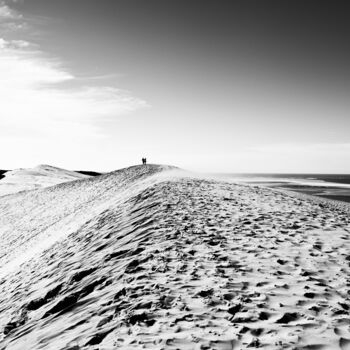 Fotografie getiteld "Dune de Pilat" door David Page, Origineel Kunstwerk, Digitale fotografie