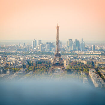 Fotografie getiteld "Tour Eiffel Paris" door David Penez, Origineel Kunstwerk, Digitale fotografie