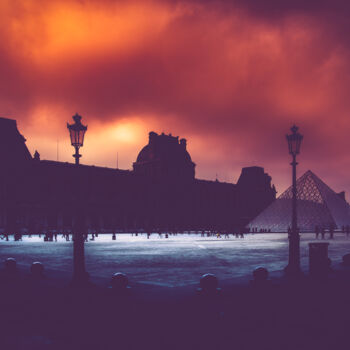 Photographie intitulée "Le louvre" par David Penez, Œuvre d'art originale, Photographie numérique