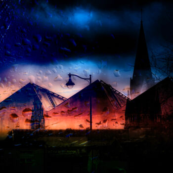 Photographie intitulée "pluie" par David Penez, Œuvre d'art originale, Photographie numérique