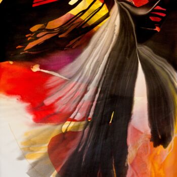 Pittura intitolato "Phoenix Rising" da David Ryan Lopez, Opera d'arte originale, Acrilico