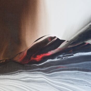 Peinture intitulée "Fire and Ice" par David Ryan Lopez, Œuvre d'art originale, Acrylique