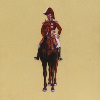 Painting titled "MARSHAL FROM "NAPOL…" by David Sankey, Original Artwork, Oil