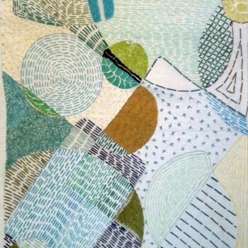 纺织艺术 标题为“Tapisseries _jardin…” 由David Spanu, 原创艺术品, 挂毯