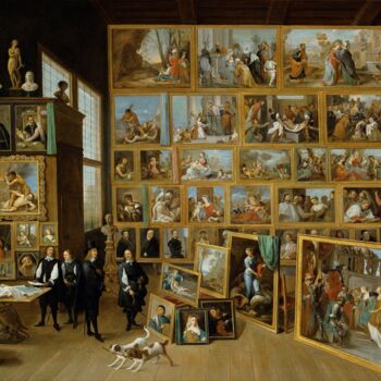Malarstwo zatytułowany „L'Archiduc Léopold-…” autorstwa David Teniers, Oryginalna praca, Olej