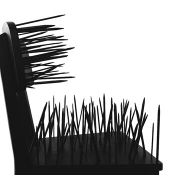 Diseño titulada "Porcupine Noir" por David Underland, Obra de arte original, Mueble