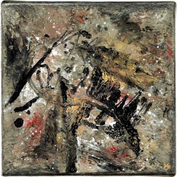 Pittura intitolato "Lascaux - Abstracti…" da Davidian Gotis Abstraction Abstraite, Opera d'arte originale, Olio