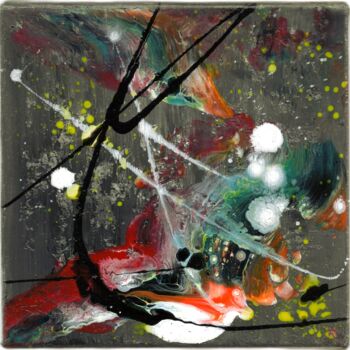 Картина под названием "Gonosomes - Abstrac…" - Davidian Gotis Abstraction Abstraite, Подлинное произведение искусства, Акрил