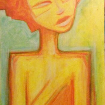 Painting titled "Trouble" by David Latarge, Original Artwork, Acrylic