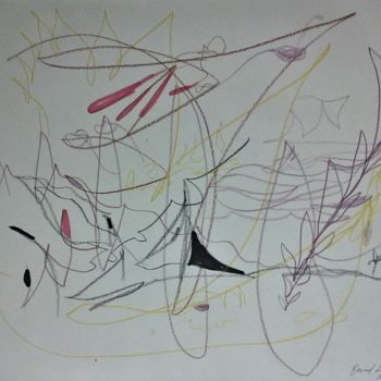 Peinture intitulée "recollection-of-a-g…" par David Cade, Œuvre d'art originale, Autre