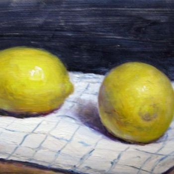 「Lemons」というタイトルの絵画 David Moreschiによって, オリジナルのアートワーク