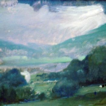 Painting titled "Stowe Hollow" by David Moreschi, Original Artwork