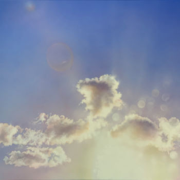 「The Light So Bright」というタイトルの絵画 David Traceyによって, オリジナルのアートワーク, アクリル ウッドパネルにマウント