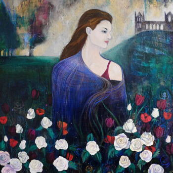 Pintura titulada "Secret Garden" por Dawn Rodger, Obra de arte original, Oleo