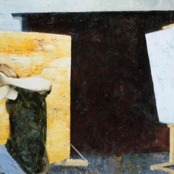 Pittura intitolato "Creeping Garnet" da Dawn Saunders Dahl, Opera d'arte originale