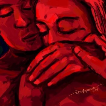 Digital Arts titled "Expression of love 1" by Dayo Adeyemi, Original Artwork
