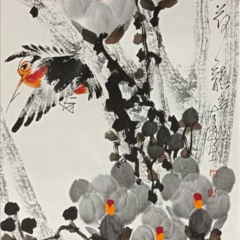 Pintura titulada "Beautiful rhythm in…" por Dayou Lu, Obra de arte original, Pigmentos