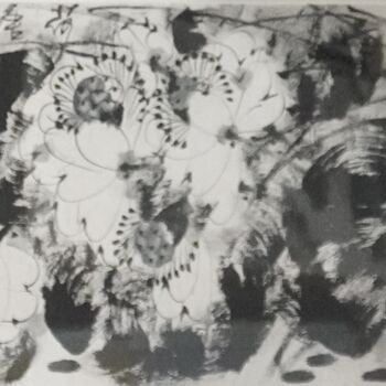 Malerei mit dem Titel "Fun in the fresh lo…" von Dayou Lu, Original-Kunstwerk, Pigmente