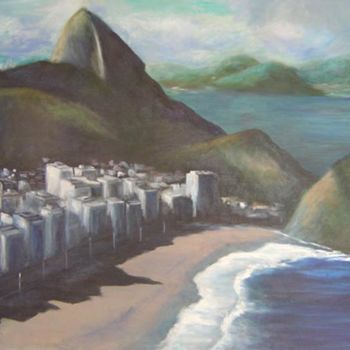 Painting titled "RIO DE JANEIRO" by Dayse Diaz, Original Artwork