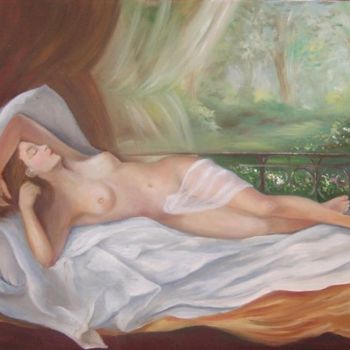 Schilderij getiteld "ARIADNE" door Dayse Diaz, Origineel Kunstwerk