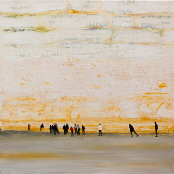 Картина под названием "LATE AFTERNOON" - Db Waterman, Подлинное произведение искусства, Акрил Установлен на Деревянная рама…