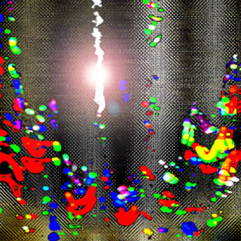 Digitale Kunst mit dem Titel "E luce fu" von Daniele Bassetto, Original-Kunstwerk, Digitale Malerei