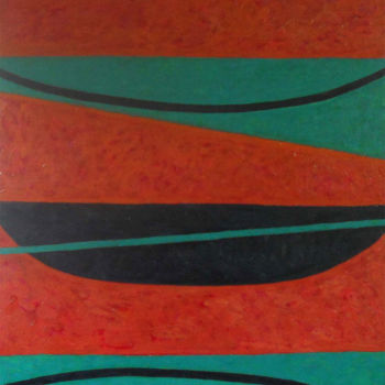 Painting titled "entre-lineas-3-acri…" by Daniel Jorge Castro Cuccuini, Original Artwork