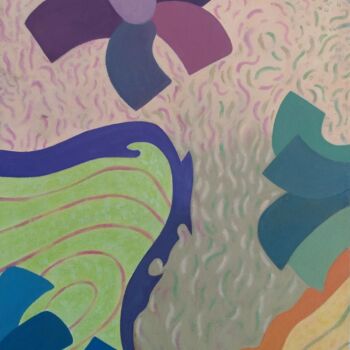 Картина под названием "untitled" - Ariel Velez, Подлинное произведение искусства, Масло