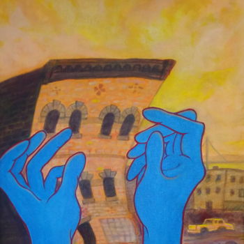 Pittura intitolato "That Street" da Ariel Velez, Opera d'arte originale, Acrilico