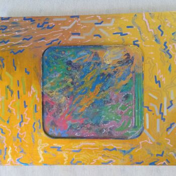 Malerei mit dem Titel "united states of..." von Ariel Velez, Original-Kunstwerk, Acryl
