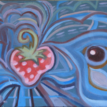 Ζωγραφική με τίτλο "Last Fruit of the S…" από Dominic Dijulio, Αυθεντικά έργα τέχνης, Λάδι