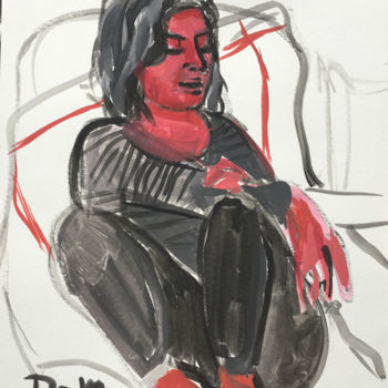 제목이 "Tina On Chair"인 미술작품 Dominic Dijulio로, 원작, 다른