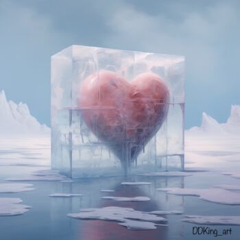 Digitale Kunst getiteld "Frozen" door Ddking, Origineel Kunstwerk, Digitale afdruk