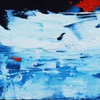 Peinture intitulée "Azul" par Dec, Œuvre d'art originale, Huile