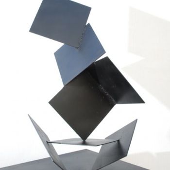 Sculpture titled "Tonic System" by Dec, Original Artwork, Metals