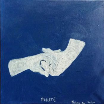 Painting titled "Pureté" by Nolwenn De Kerhor, Original Artwork