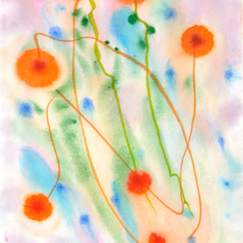 「dandelion, 18 May 2…」というタイトルの絵画 Dea Lieottoによって, オリジナルのアートワーク, 水彩画